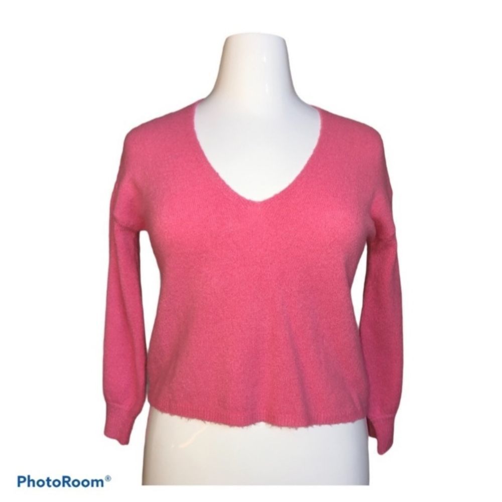 Lumiere Pink Crop Sweater
